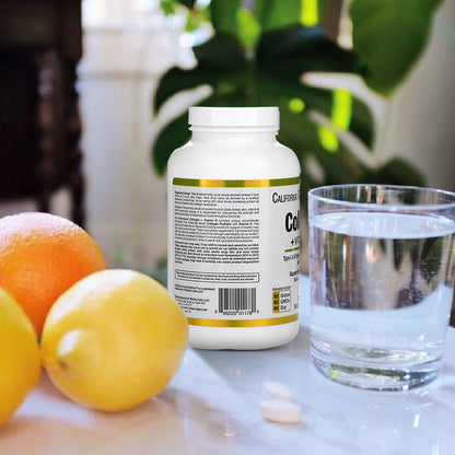 Bcuelov Hydrolyzed Collagen Peptides Plus Vitamin C, 120 Capsules for Healthy Hair, Skin, Nails, Joints Bones Support