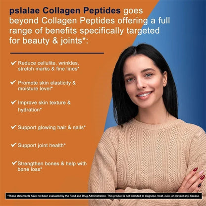 Multi Collagen Peptides Capsules With Biotin  Hyaluronic Acid Supports Skin Hydration Hair Growth J 2