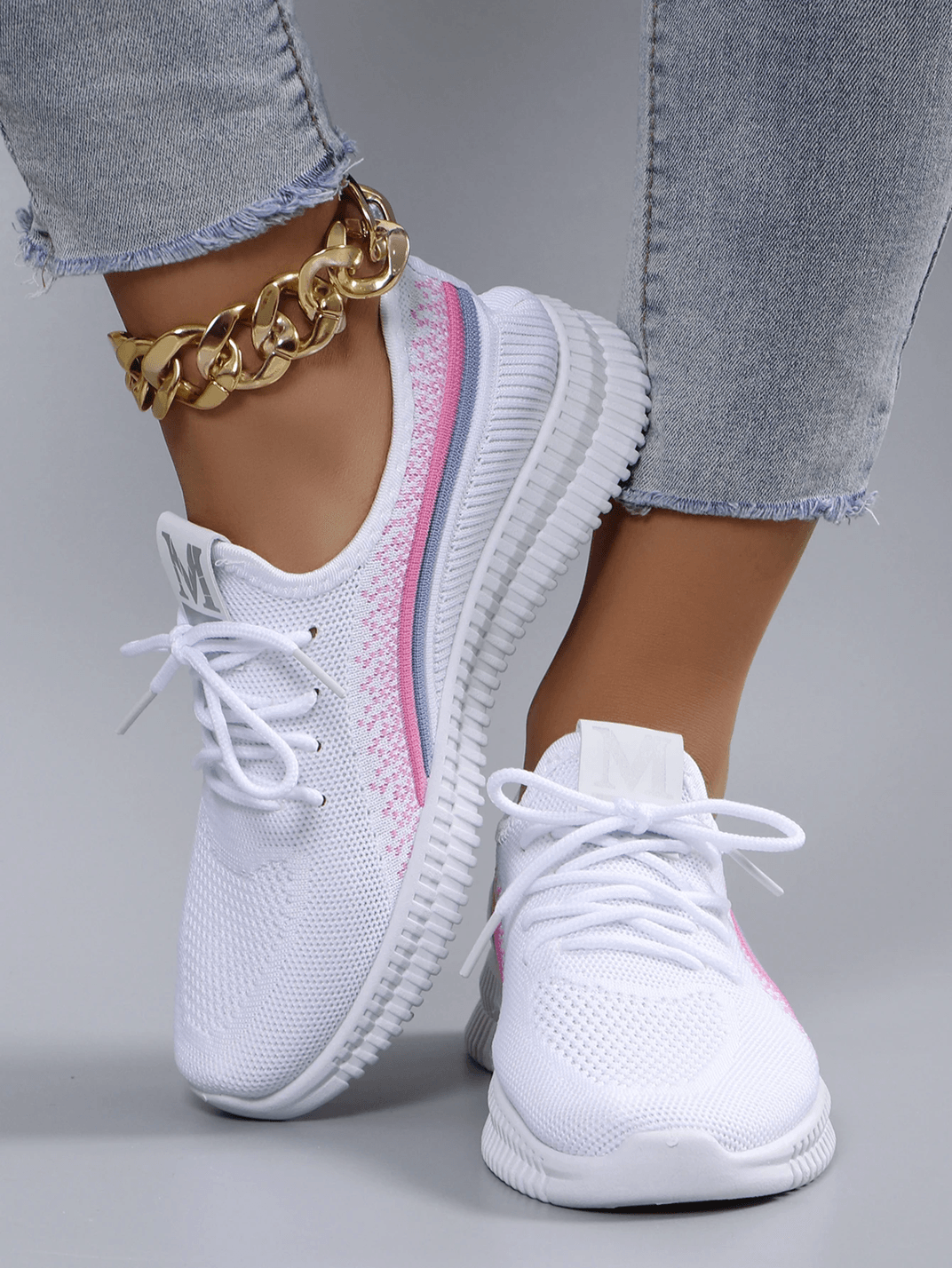 AirLite Womens Breathable Mesh Flat Shoes Casual Summer Sneakers 1