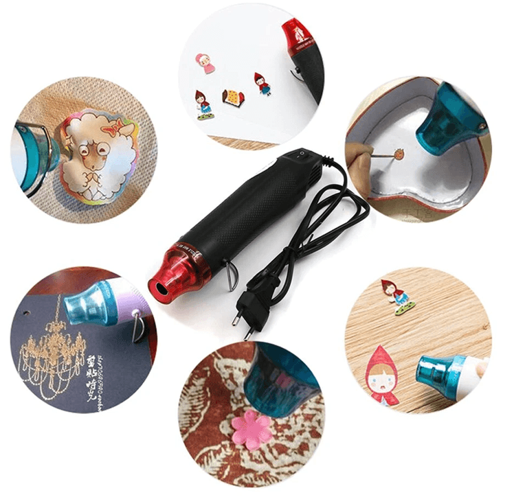 HeatPro Mini Hot Air Gun DIY Electric Heat Tool With Stand 1
