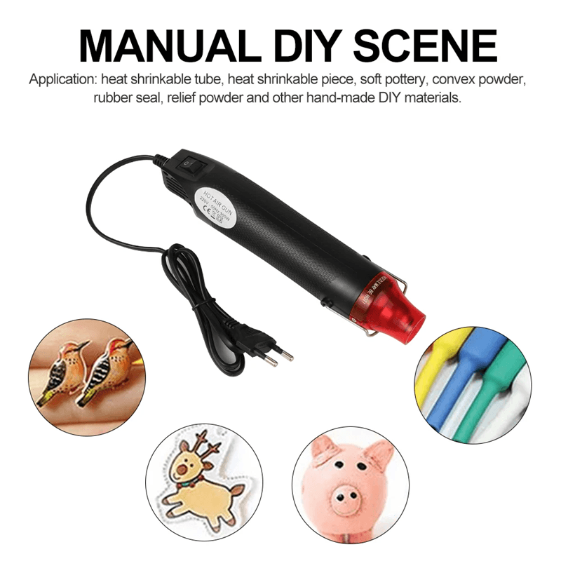 HeatPro Mini Hot Air Gun DIY Electric Heat Tool With Stand 3