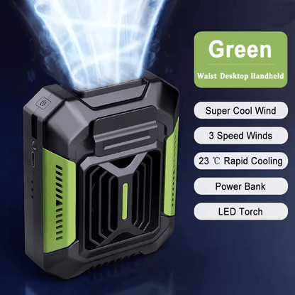 AirGo Personal Belt Clip Fan With Power Bank And Flashlight 2