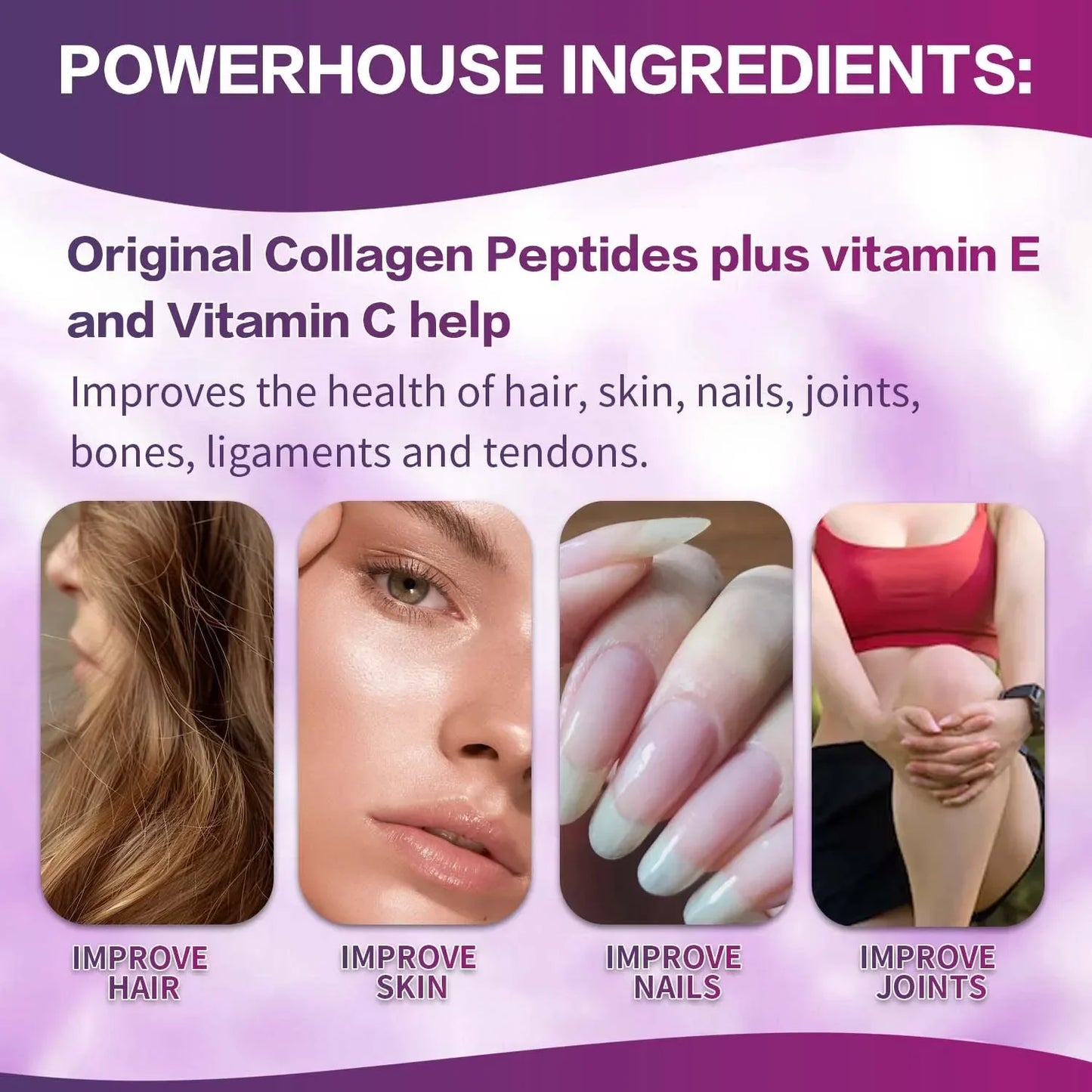 Premium Collagen Peptides Supplement AntiAging Hair Skin Nails Digestion And Joint Support Hydrolyz 5