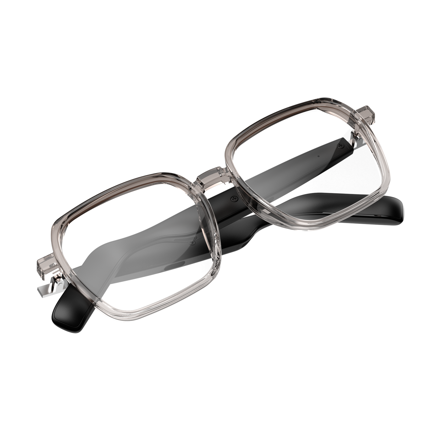 Fashion Eyewear SG PRO PRO Smart Bluetooth Glasses With Clear Lens Square Frame Wireless Audio Glasses for Music & Call