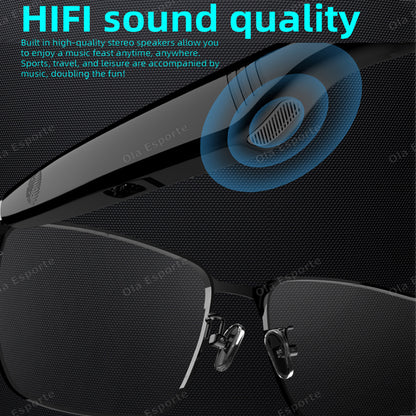 Convertible TWS Smart Glasses With Sunglasses  Clear Lenses Wireless Audio Bluetooth Call Music Out 4