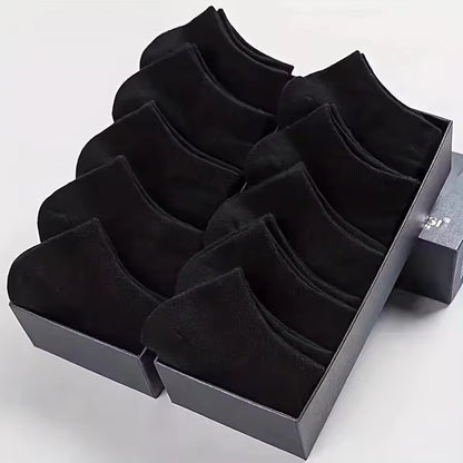 Mens Breathable Ankle Socks, Spring Summer Thin Cotton Socks for Casual & Business Wear