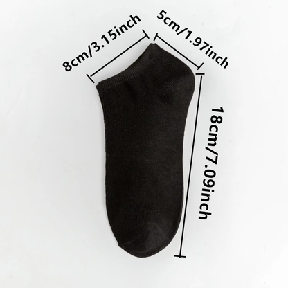 Mens Breathable Ankle Socks, Spring Summer Thin Cotton Socks for Casual & Business Wear