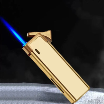 Premium HONEST Metal Torch Windproof Lighter, Refillable Jet Flame Butane Pen Lighter for BBQ, Kitchen, Candle, Camping