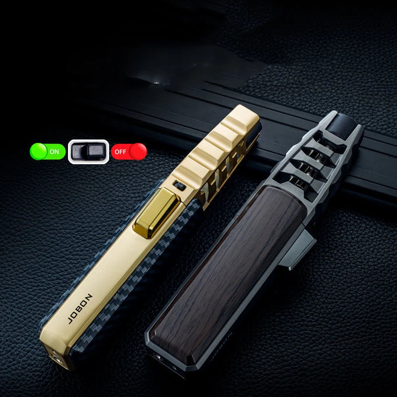 JOBON Jet Flame Pen Airbrush Butane Tube Lighter Windproof Metal Gas Kitchen BBQ  Cigar Torch 2