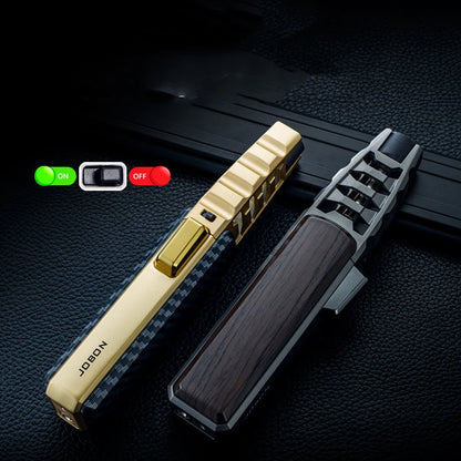 JOBON Jet Flame Pen Airbrush Butane Tube Lighter Windproof Metal Gas Kitchen BBQ  Cigar Torch 2
