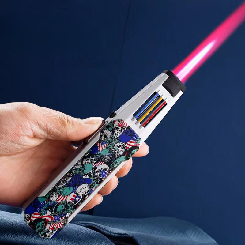 JOBON Jet Flame Pen Airbrush Butane Tube Lighter Windproof Metal Gas Kitchen BBQ  Cigar Torch 9