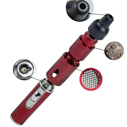 Refillable Metal Torch Windproof Multi-function Aromatherapy Pen Lighter, Jet Flame Butane Torch for Cigars, Candles