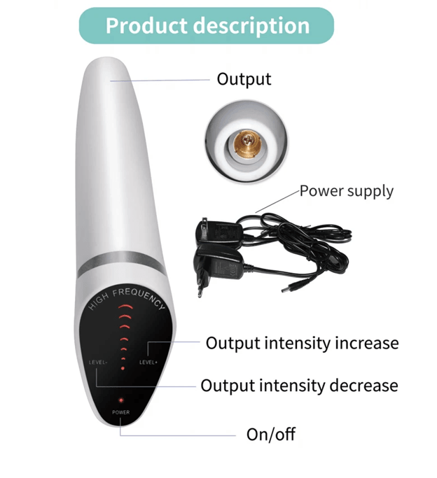 DermaGlow 6 In 1 High Frequency Facial Machine With Touch Panel 5