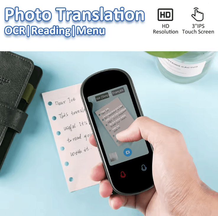 Z2 Instant AI Voice Translator With Touch Screen And Real Time Translation 2