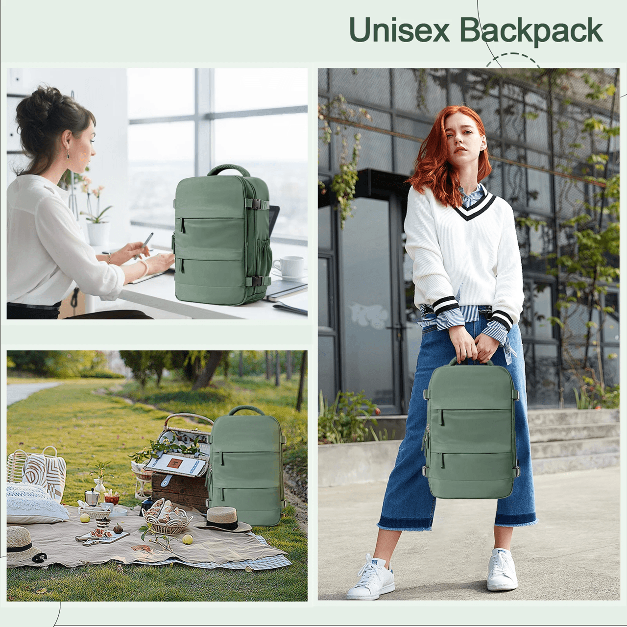 AeroFlex Ryanair Cabin Backpack 40x20x25 Travel Bag With Laptop Compartment 3