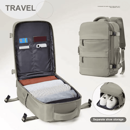 AeroFlex Ryanair Cabin Backpack 40x20x25 Travel Bag With Laptop Compartment 4