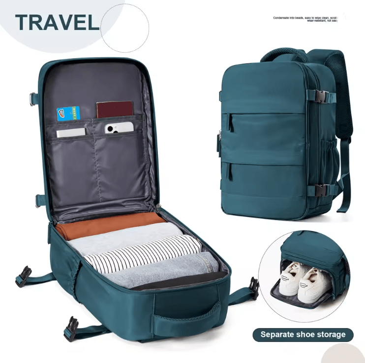 AeroFlex Ryanair Cabin Backpack 40x20x25 Travel Bag With Laptop Compartment 6