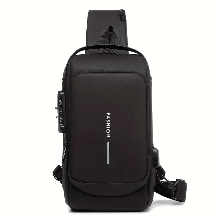 Mens Anti Theft Chest Bag Durable Oxford Crossbody Backpack For Travel And Motorcycle 3