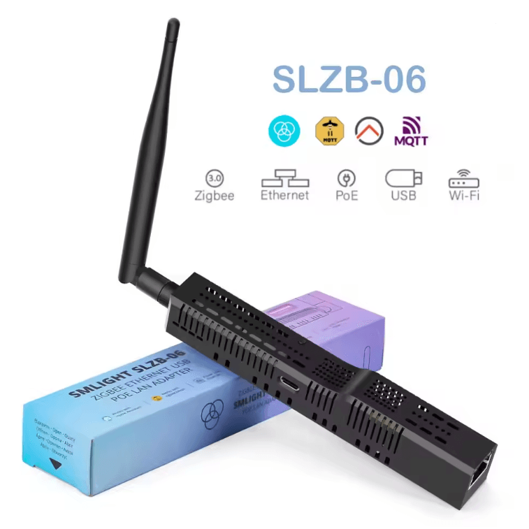 SMLIGHT Zigbee 30 Gateway Coordinator With Ethernet USB And WiFi For Home Assistant And Zigbee2MQTT 3