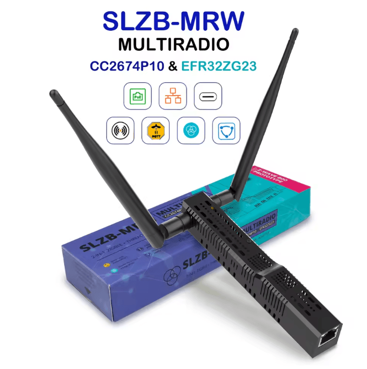SMLIGHT Zigbee 30 Gateway Coordinator With PoE Ethernet USB And WiFi For Home Assistant And Zigbee2 4