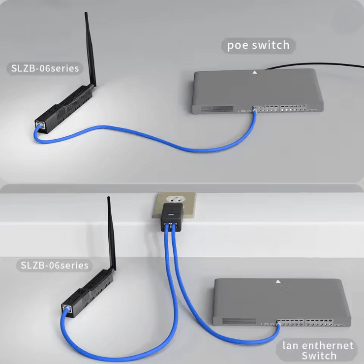 SMLIGHT Zigbee 30 Gateway Coordinator With PoE Ethernet USB And WiFi For Home Assistant And Zigbee2 1
