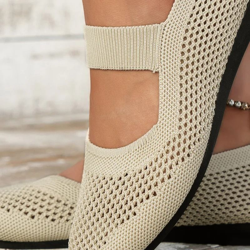 Women Foldable Square Toe Casual Slip On Loafers 5