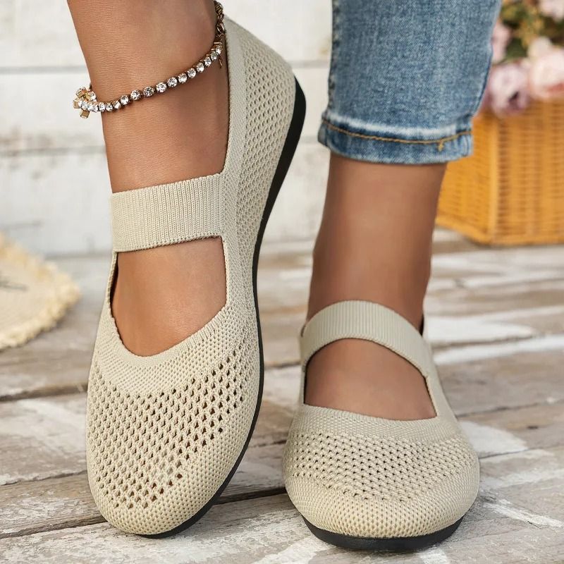 Women Foldable Square Toe Casual Slip On Loafers 7