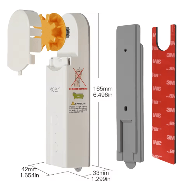 Zigbee Smart Motorized Roller Blinds Drive Hub With Tuya App Alexa And Google Home Control 4