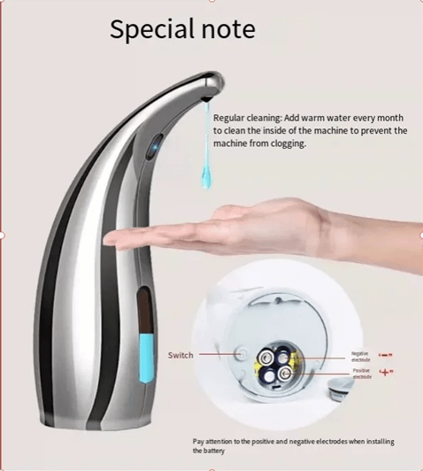 Automatic Soap Dispenser Touchless Sensor Hand Wash Dispenser 300ml 1