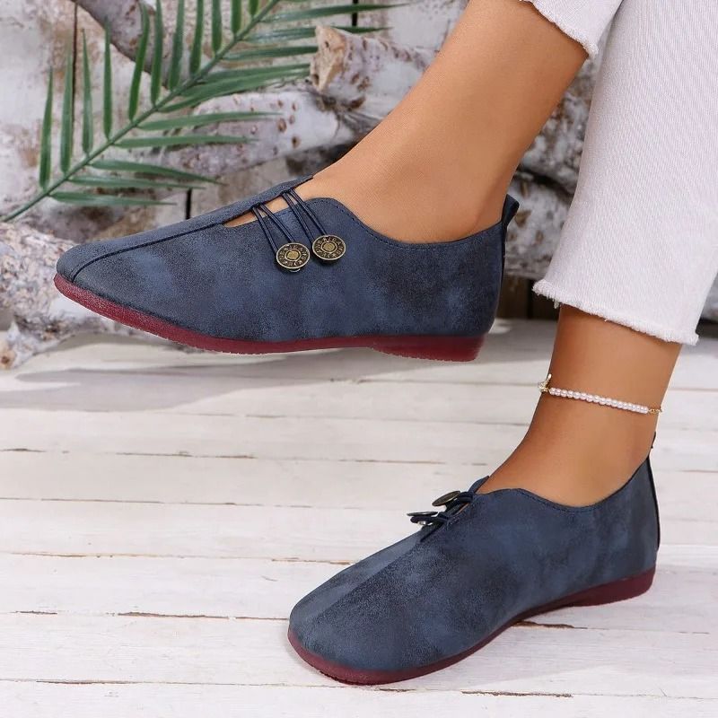 Womens Comfortable Lightweight Flat Slip On Loafers 2