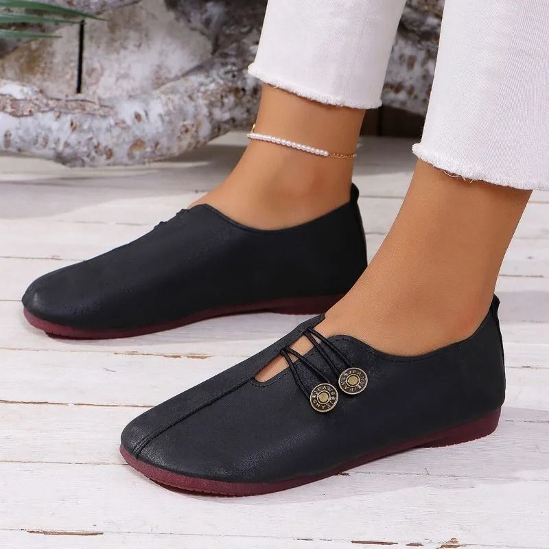Womens Comfortable Lightweight Flat Slip On Loafers 5