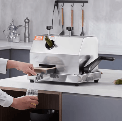 SucceBuy Commercial Sugar Cane Juicer Machine With Stainless Steel Rollers And Large Inlet 1