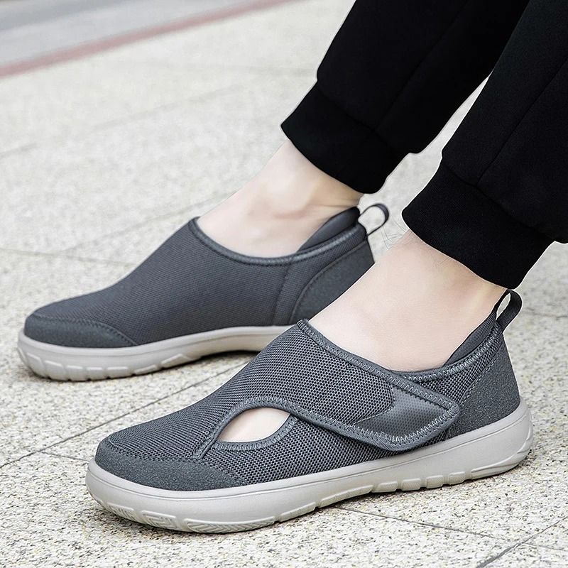 Mens Orthopedic Wide Fit Walking Sneakers With Soft Comfort Support 5