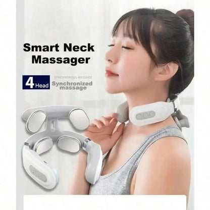 Portable Smart Neck And Shoulder Massager USB Rechargeable 1