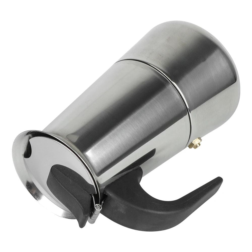 Stainless Steel Moka Coffee Maker Stovetop Espresso Pot For 2 To 9 Cups 2