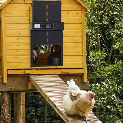 Automatic Chicken Coop Door With Timer LCD Screen Battery Powered 1