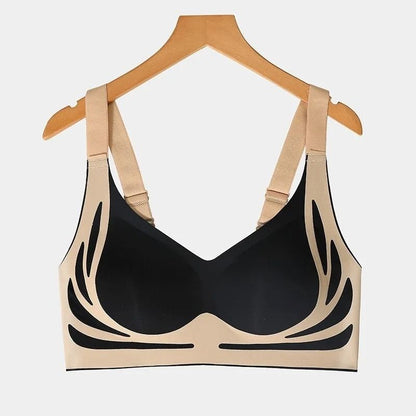 Women Seamless Push Up Wireless Bra Full Coverage Soft Support 7