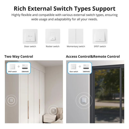 Zigbee Smart Switch With Detach Relay For Wireless Control 2