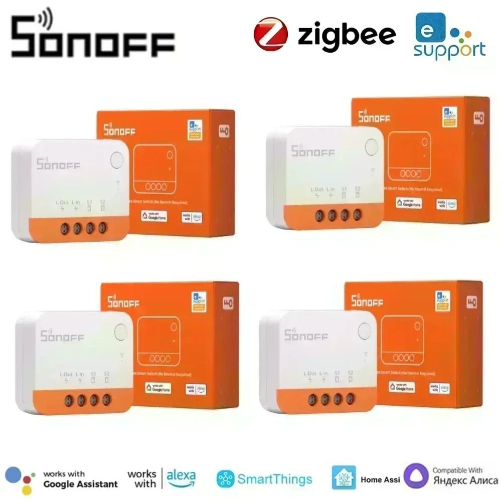 Mini Zigbee Smart Switch with No Neutral Wire and Two Way Control