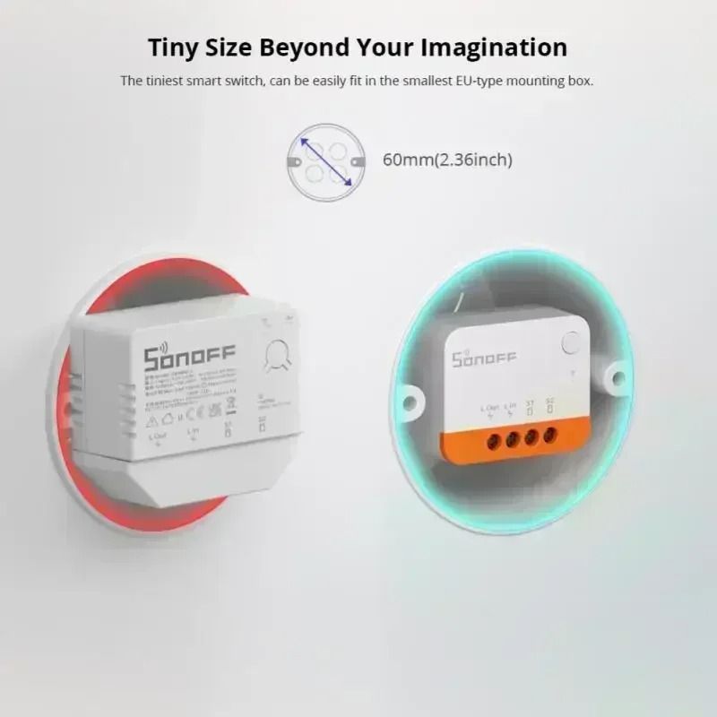 Mini Zigbee Smart Switch With No Neutral Wire And Two Way Control 1