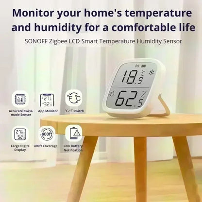 Zigbee Temperature And Humidity Sensor With LCD Display 4