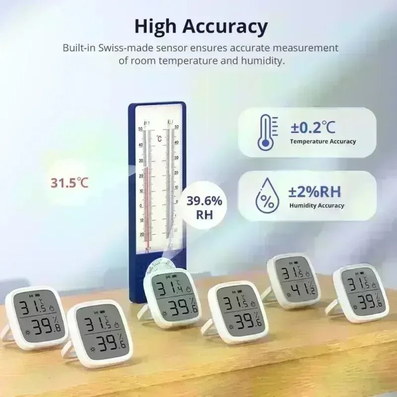 Zigbee Temperature And Humidity Sensor With LCD Display 5