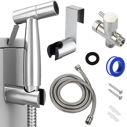Handheld Stainless Steel Toilet Bidet Sprayer Set for Bathroom