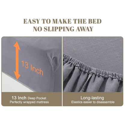 Earthing Fitted Sheet With Organic Cotton And Silver Fiber 3