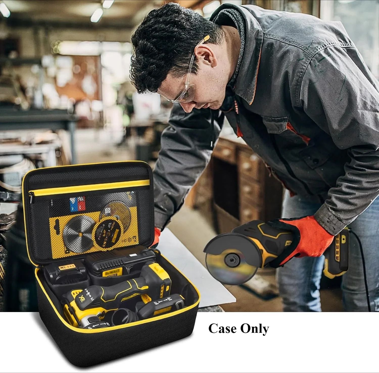 Storage Bag For 20V Max Cut Off Tool With Pockets And Organizer 5