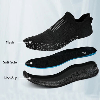 Breathable Mens Casual Slip On Walking Shoes Lightweight Sneakers 1