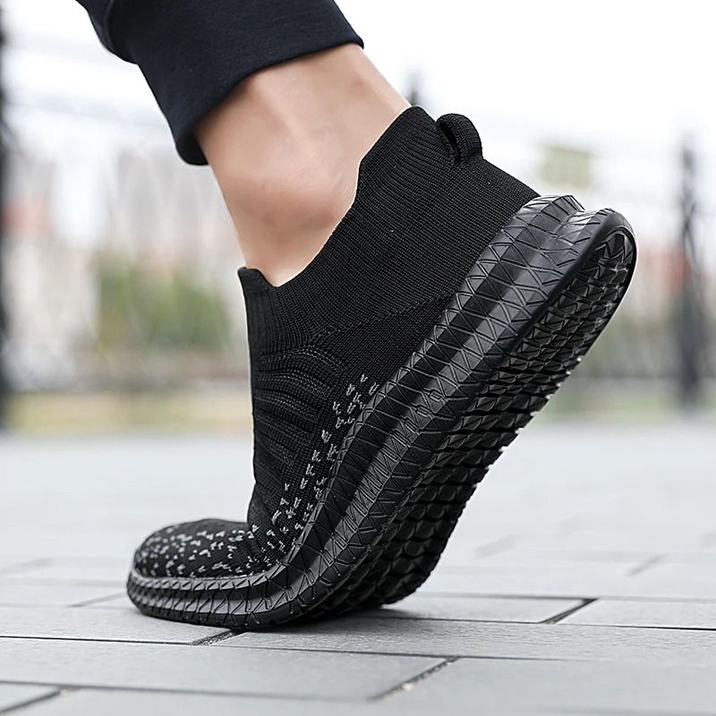 Breathable Mens Casual Slip On Walking Shoes Lightweight Sneakers 4