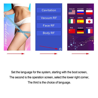 4 In 1 Cavitation Slimming And Skin Tightening Ultrasonic Device 5
