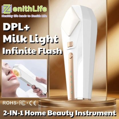 2 in 1 Skin Rejuvenation Device with DPL Milk Light and Anti Wrinkle Care