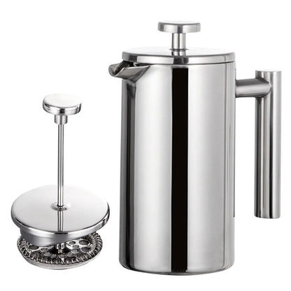 Stainless Steel French Press Coffee Maker Double Walled Insulated 7